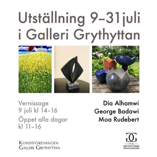 Galleri Grythyttan Dia Alhamwi George Badawi