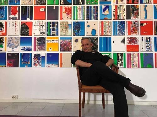 Utställningen Färg och Sten vid Galleri SoHo i Västerås med George Badawi