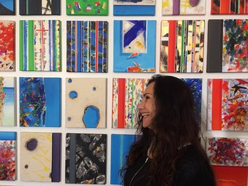 Utställningen Färg och Sten vid Galleri SoHo i Västerås med George Badawi